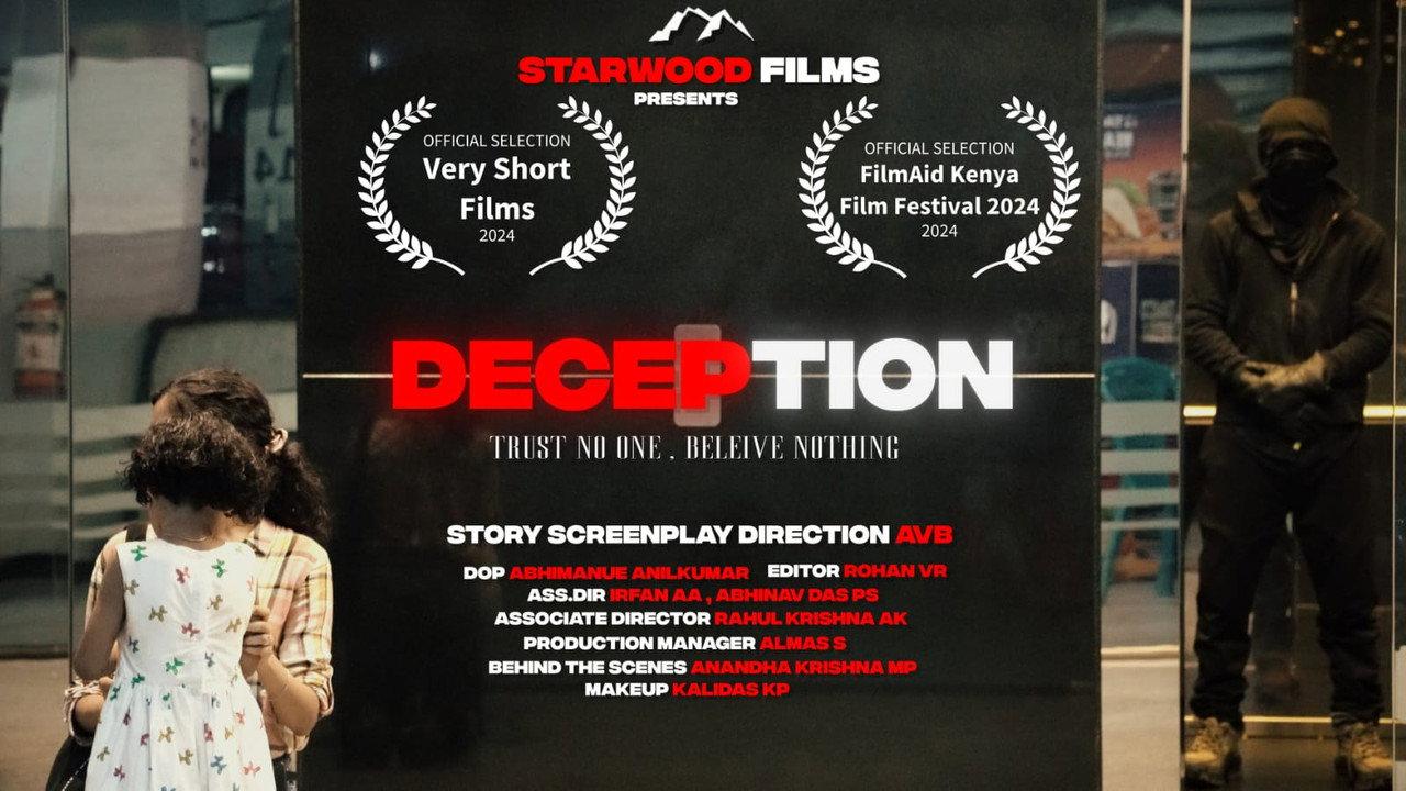Deception - trust no one, Believe nothing backdrop
