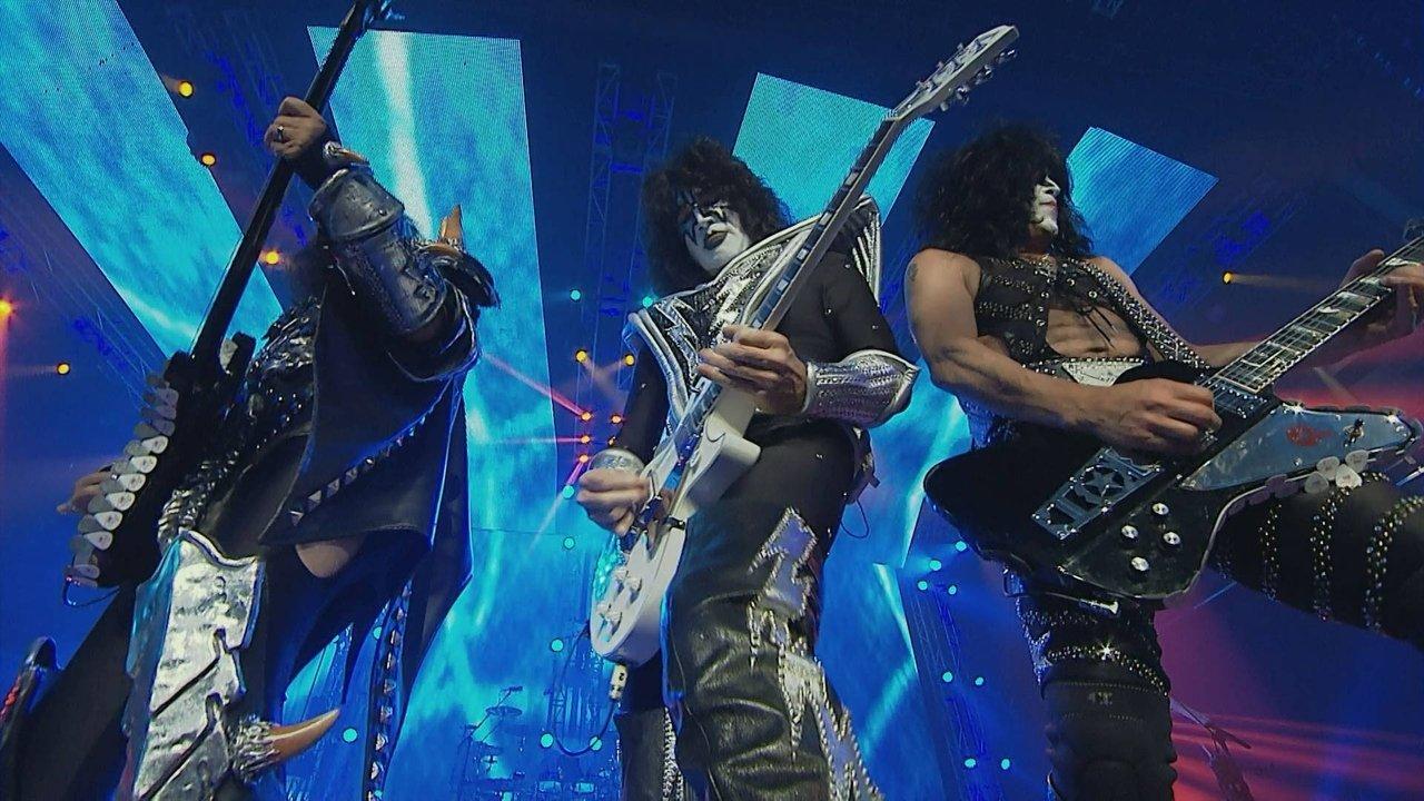 Kiss Rocks Vegas backdrop