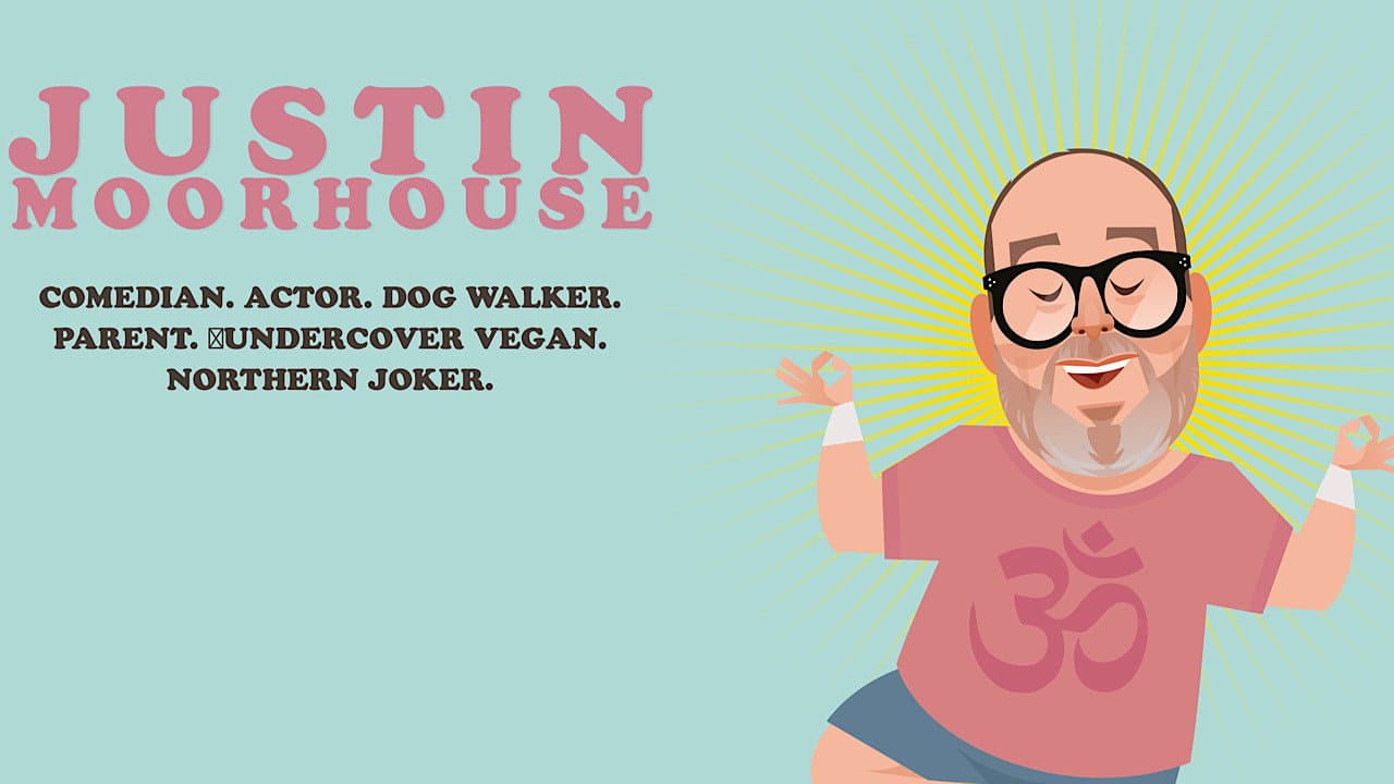 Justin Moorhouse: Stretch & Think backdrop