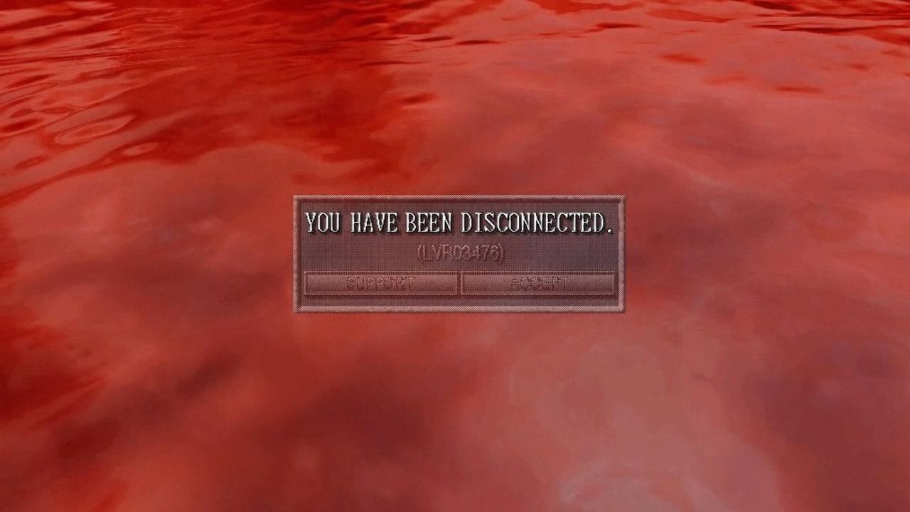 >YOU HAVE BEEN DISCONNECTED. backdrop