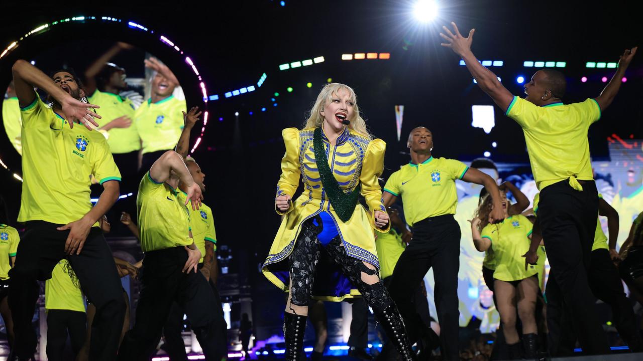 Lady Gaga: MAYHEM on the Beach backdrop