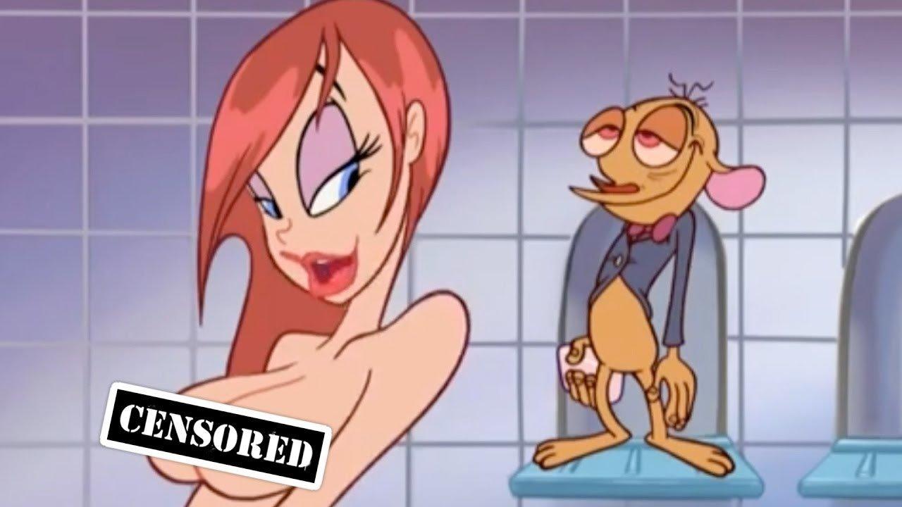 Ren & Stimpy Adult Party Cartoon backdrop