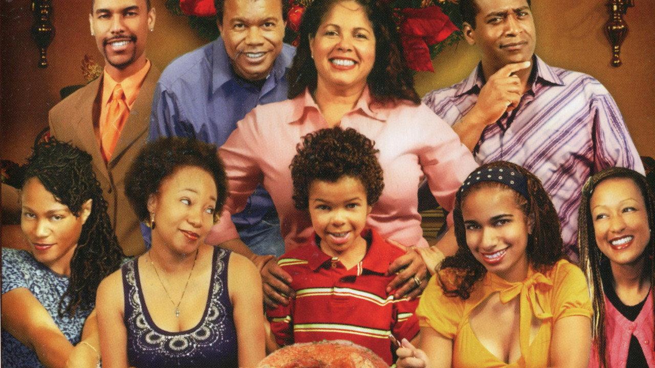 Johnson Family Christmas Dinner backdrop