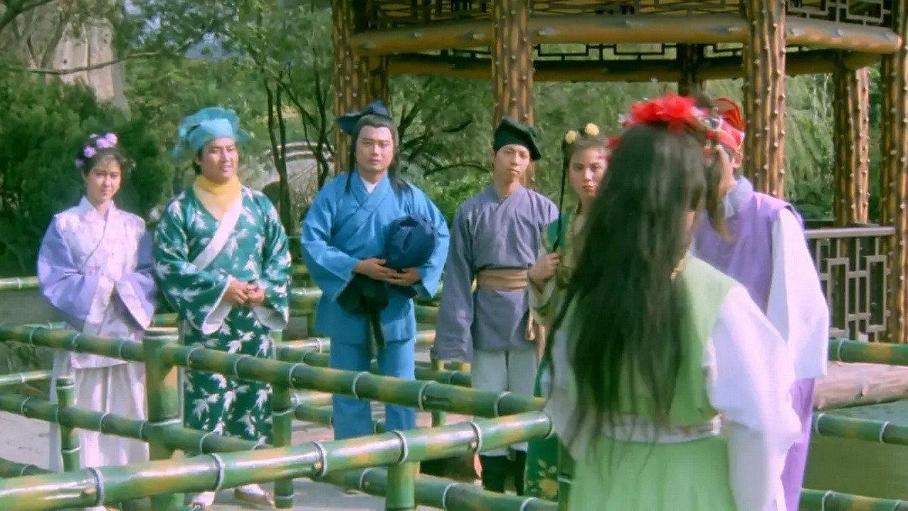 Jiu mei tu backdrop