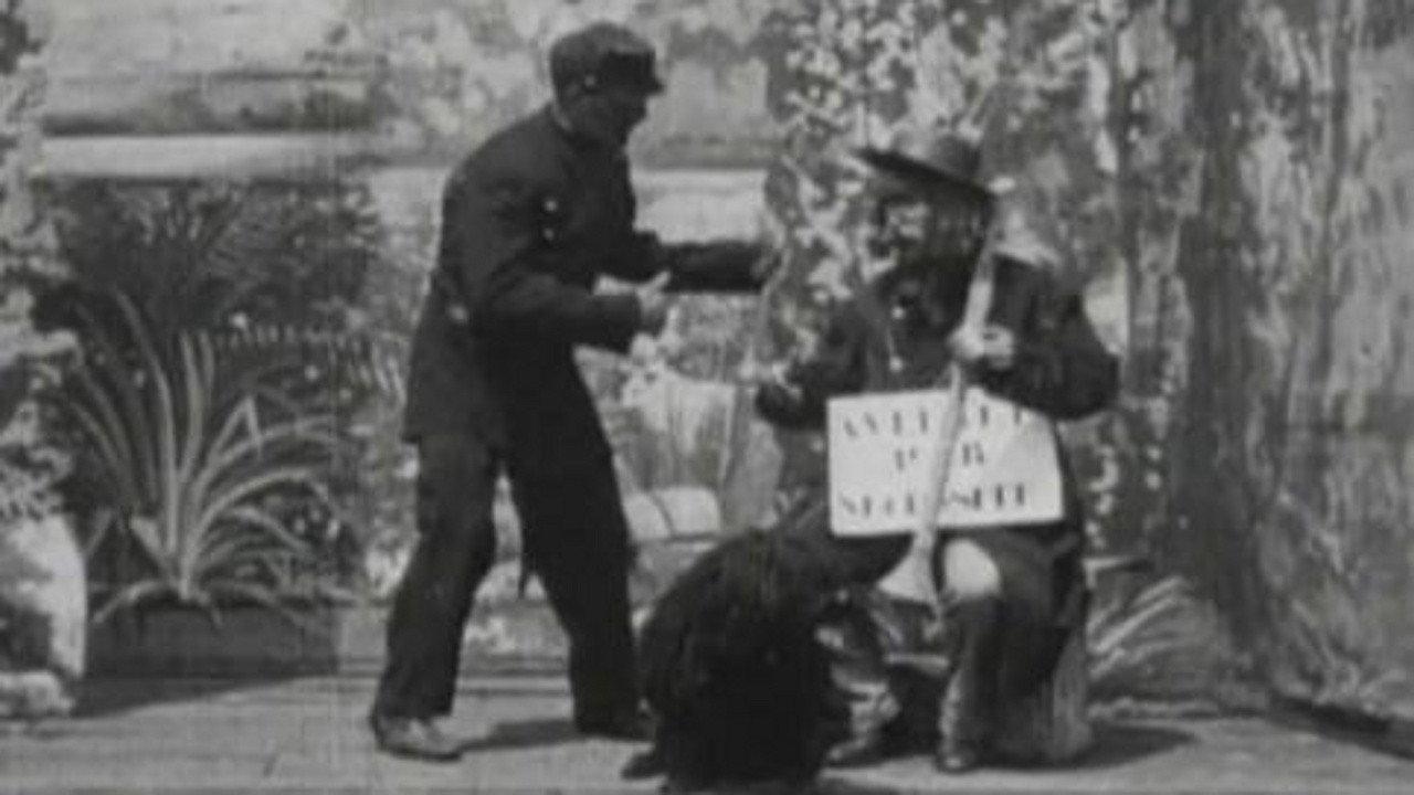 The Turn-of-the-Century Blind Man backdrop