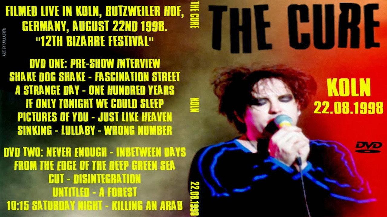 The Cure - Live at Bizarre Festival backdrop