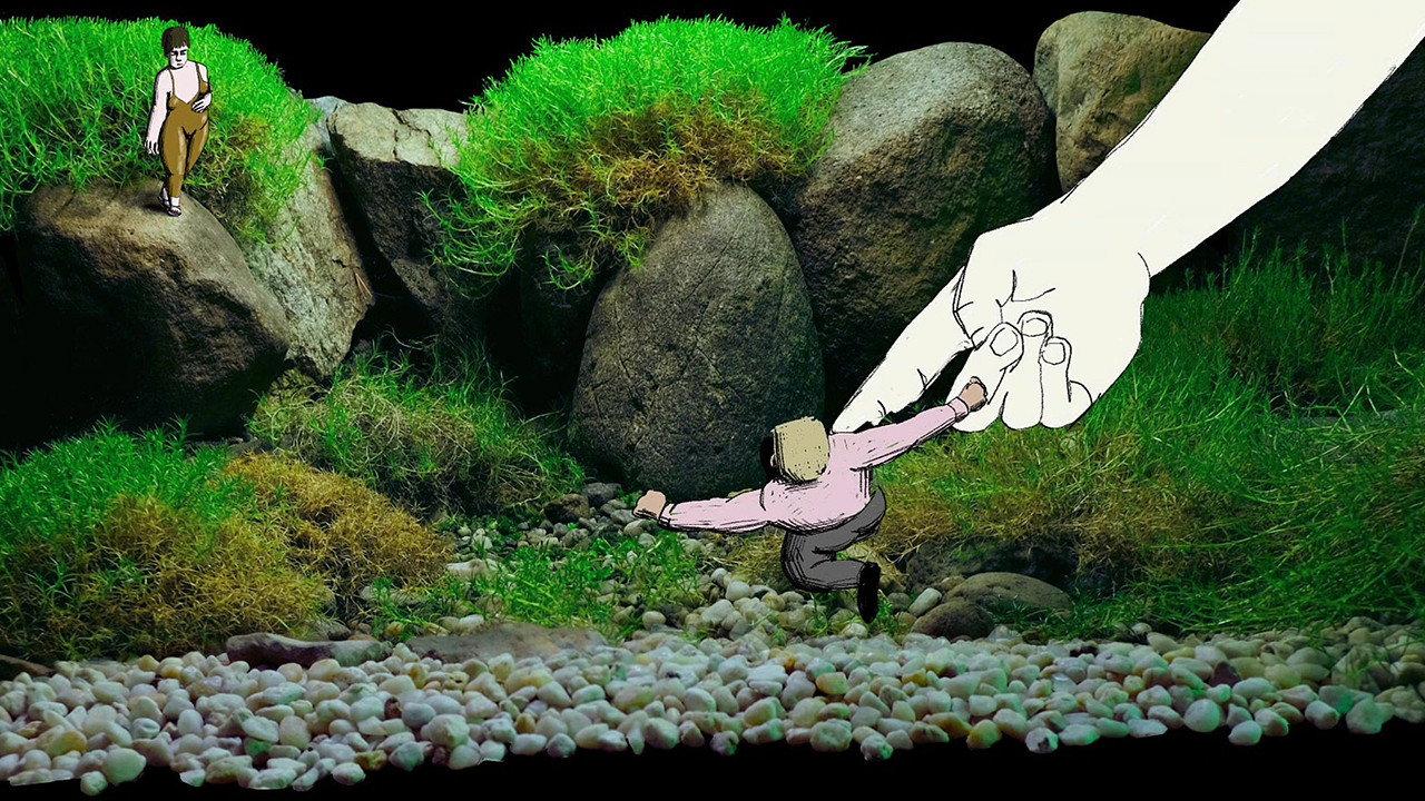 Lickalike backdrop