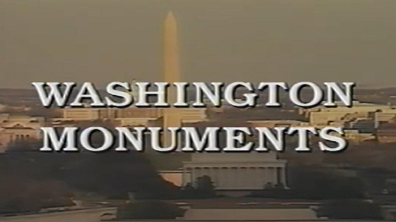 Washington Monuments backdrop