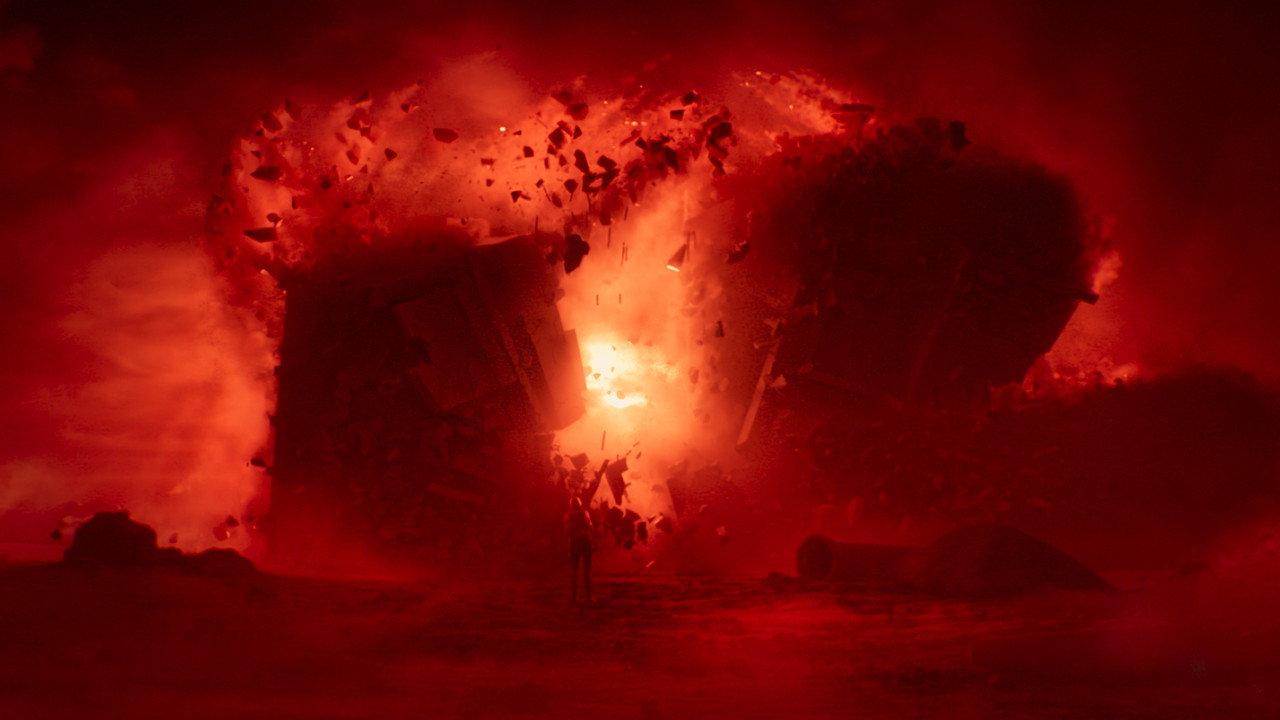 EXIT backdrop