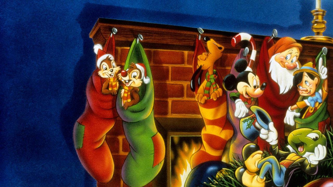 Jiminy Cricket's Christmas backdrop