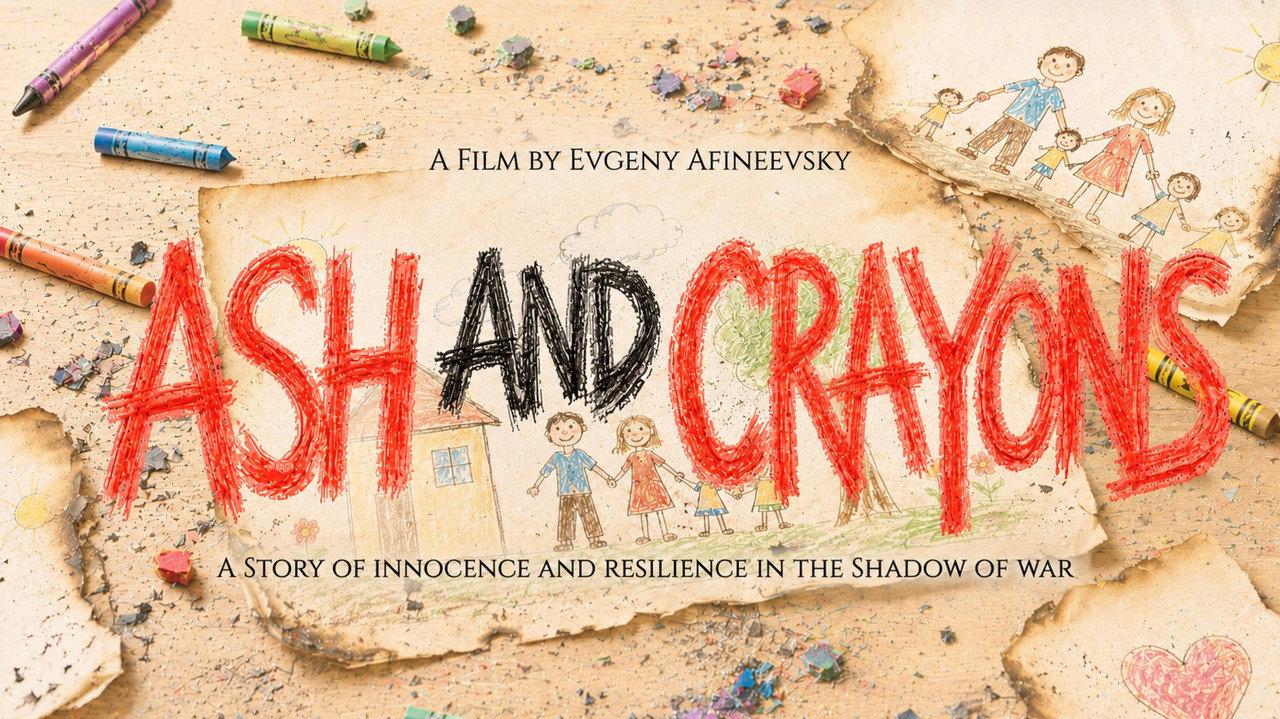Ash and Crayons backdrop