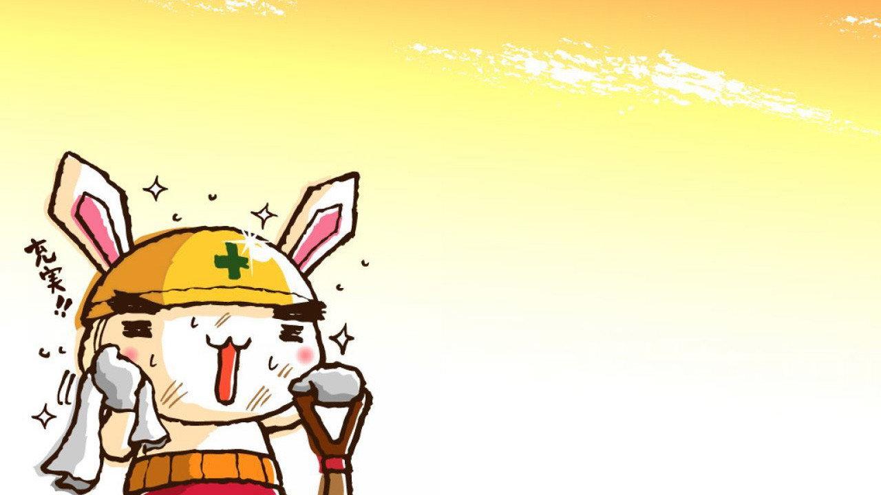 Zenryoku Usagi backdrop