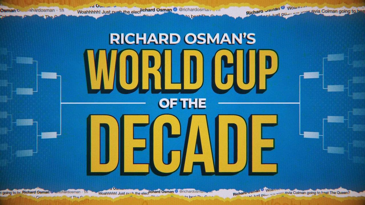 Richard Osman's World Cup of the Decade backdrop
