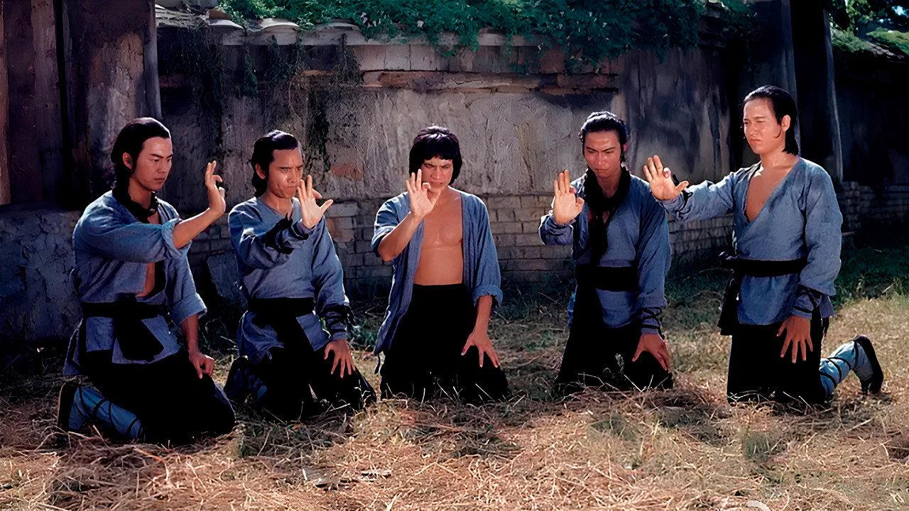 Five Shaolin Masters backdrop
