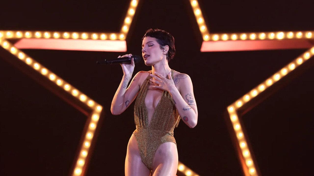 Amazon Music Live with Halsey backdrop