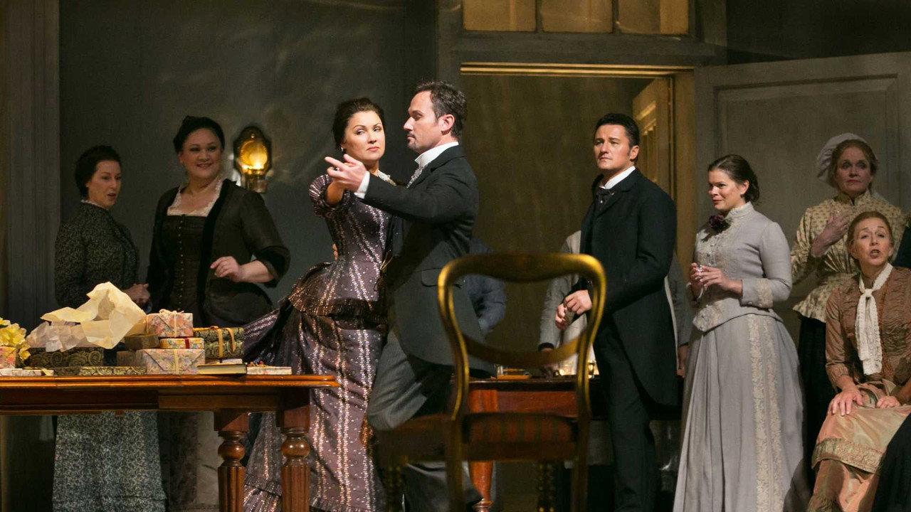 The Metropolitan Opera: Eugene Onegin backdrop