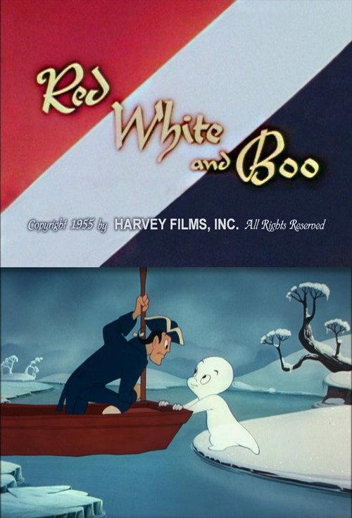Red White and Boo backdrop