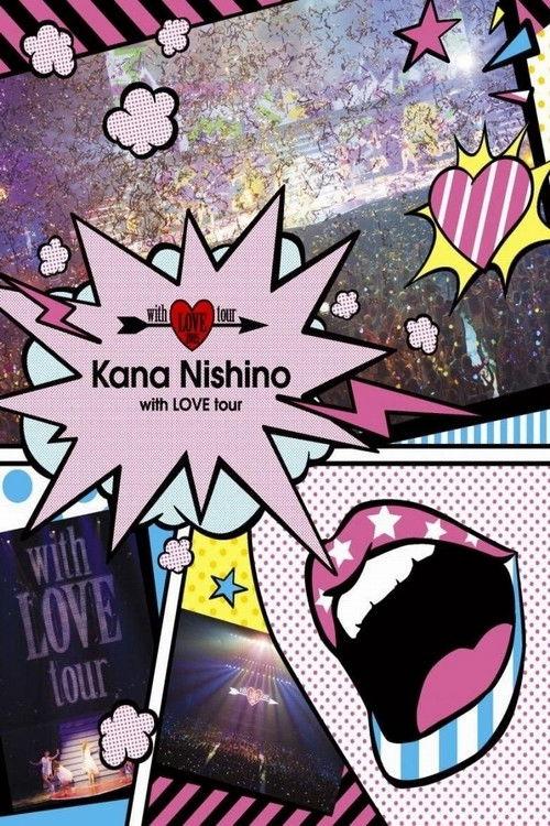 Kana Nishino with LOVE tour 2015 backdrop