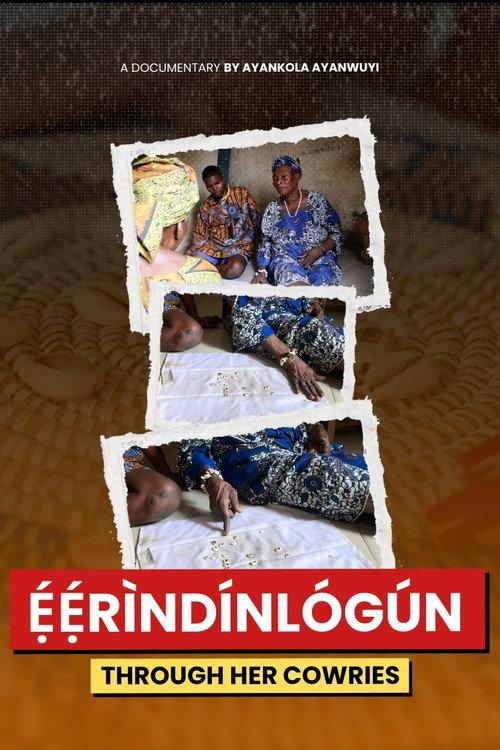 Eerindinlogun Through her Cowries backdrop
