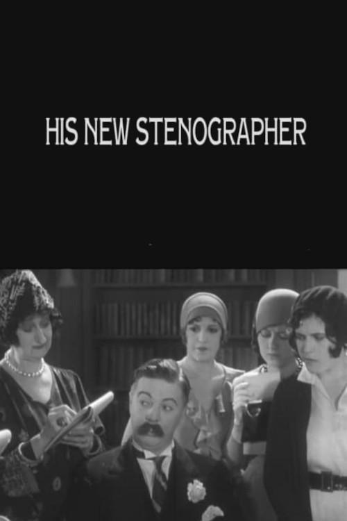 His New Stenographer backdrop
