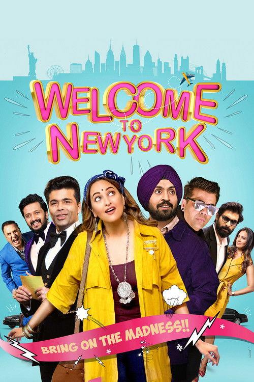 Welcome to New York backdrop