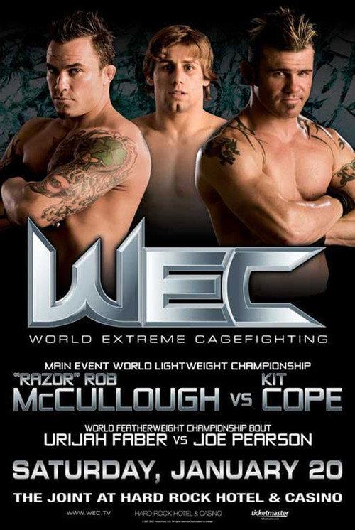 WEC 25: McCullough vs. Cope backdrop