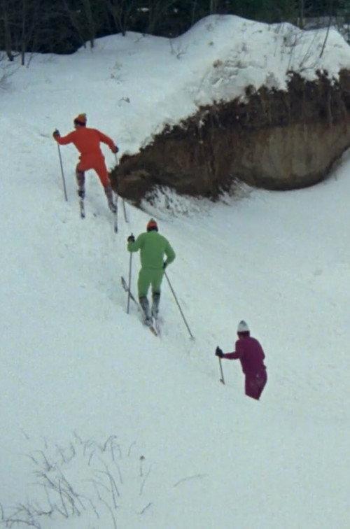 Ski de fond backdrop