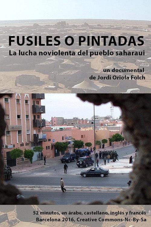 Rofles or graffiti: the non-violent fight of the Sahrawi people backdrop