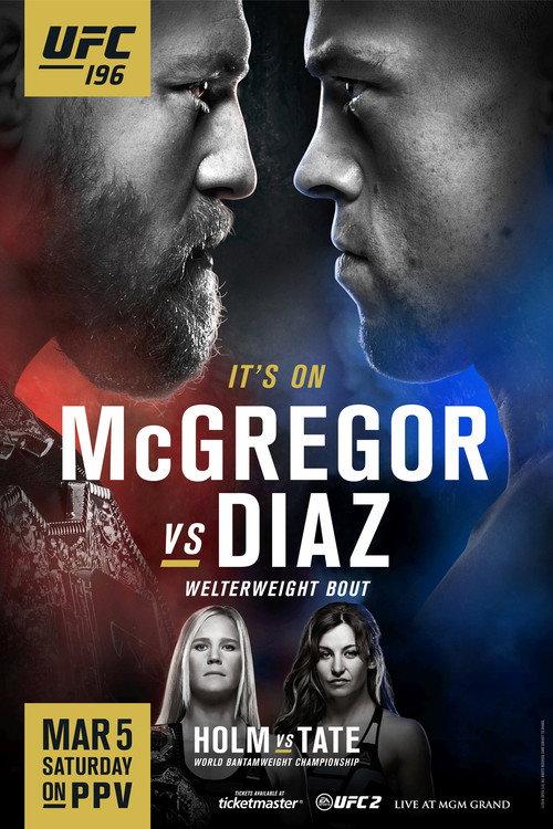UFC 196: McGregor vs Diaz backdrop