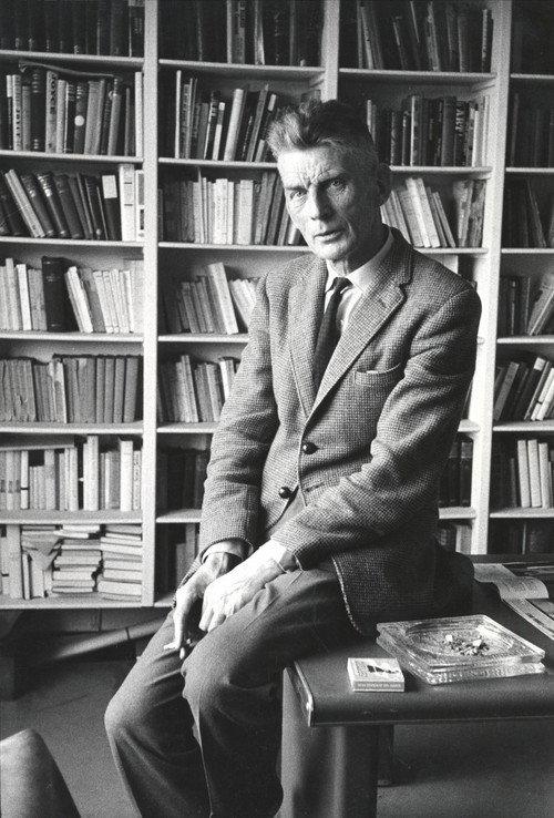 Samuel Beckett - Mute Interview backdrop