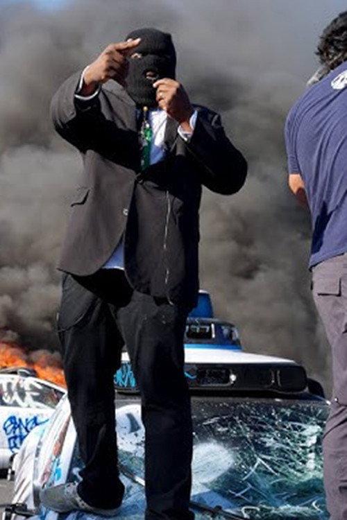 LA Riots backdrop