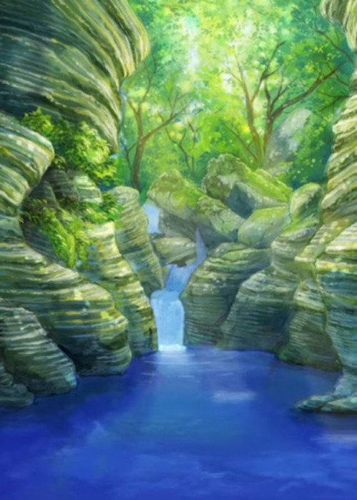 Summer of Fossil Leaves backdrop