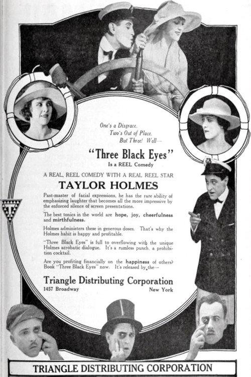 Three Black Eyes backdrop