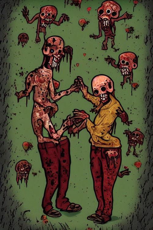 Zombie Lust backdrop