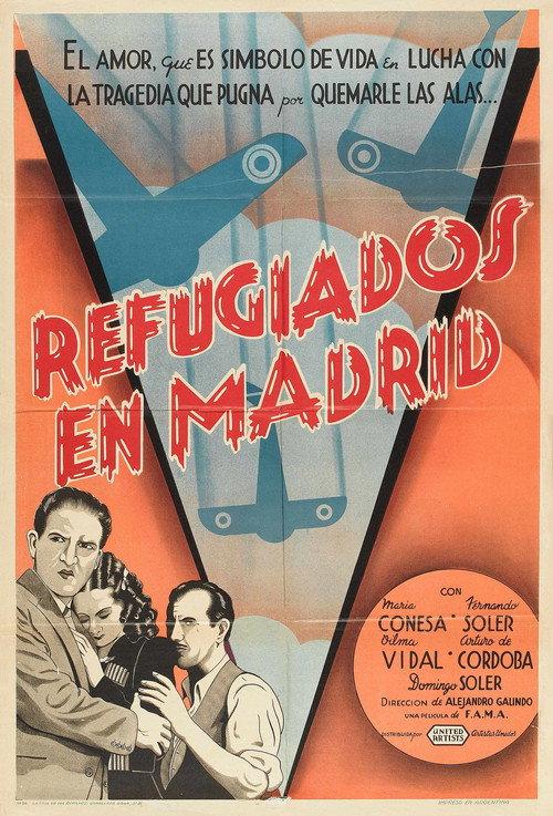 Refugiados en Madrid backdrop