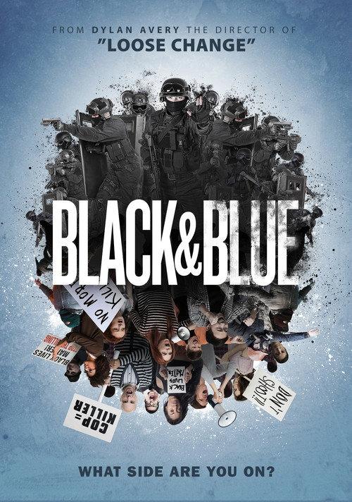 Black and Blue backdrop