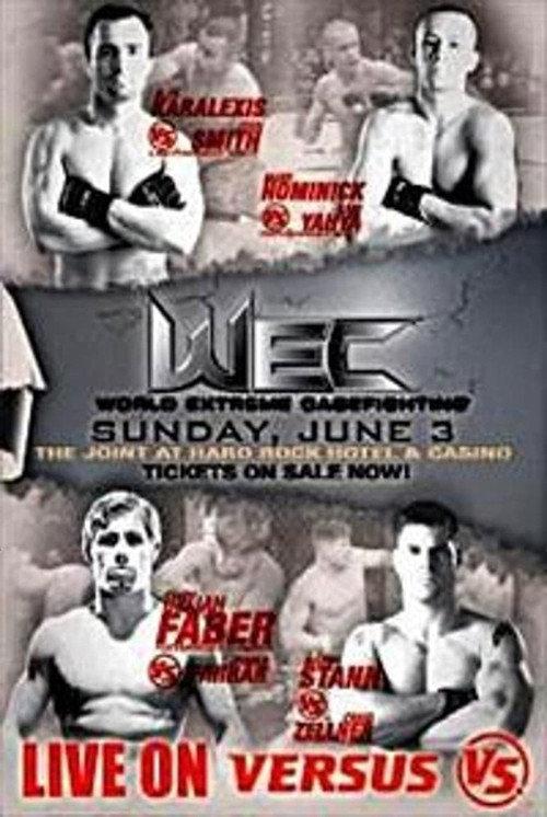 WEC 28: Faber vs. Farrar backdrop