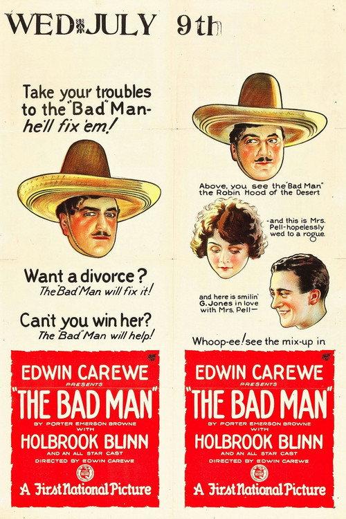 The Bad Man backdrop