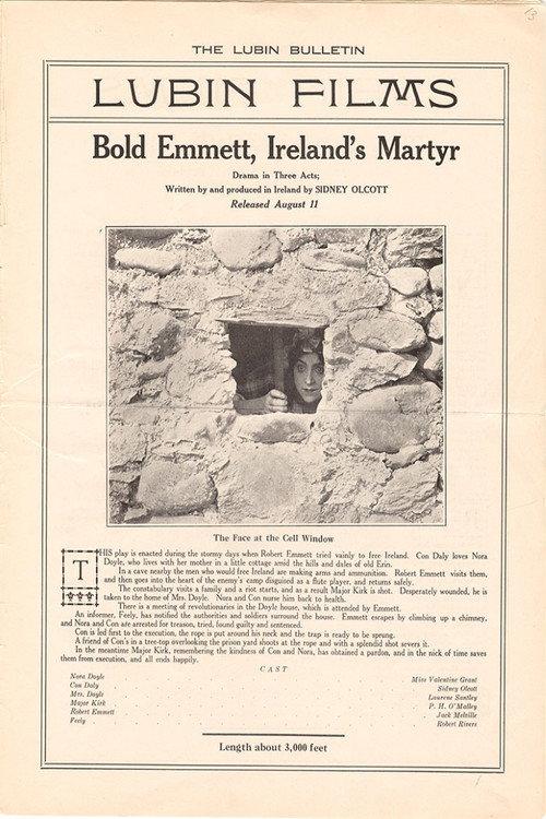 Bold Emmett, Ireland's Martyr backdrop