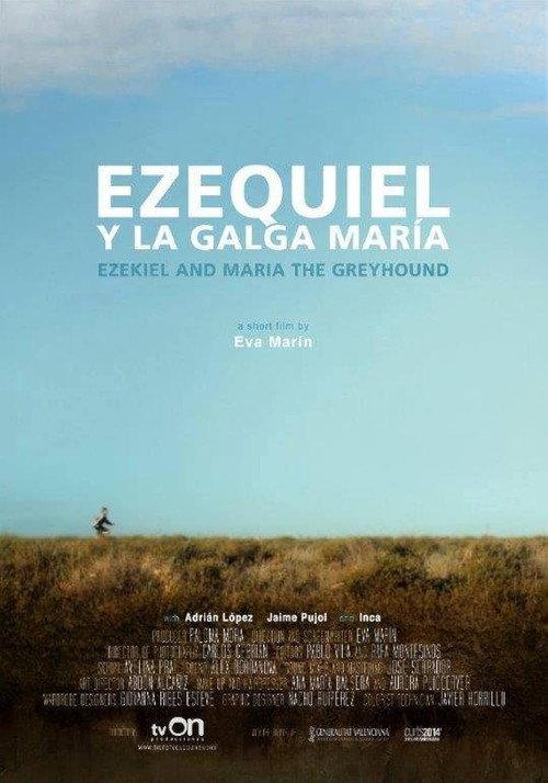 Ezekiel and Maria the Greyhound backdrop