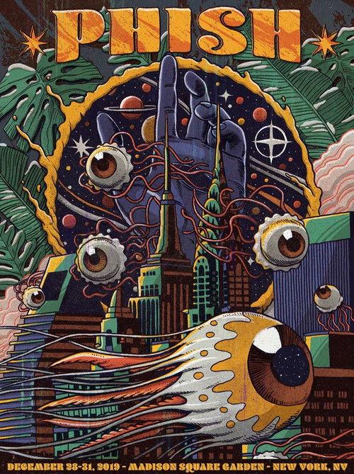 Phish 2019-12-31 Madison Square Garden, New York, NY backdrop
