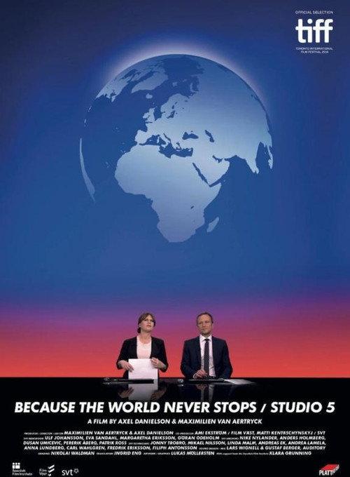 Because the World Never Stops backdrop