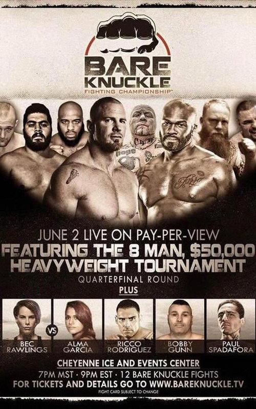 Bare Knuckle Fighting Championship 1 backdrop