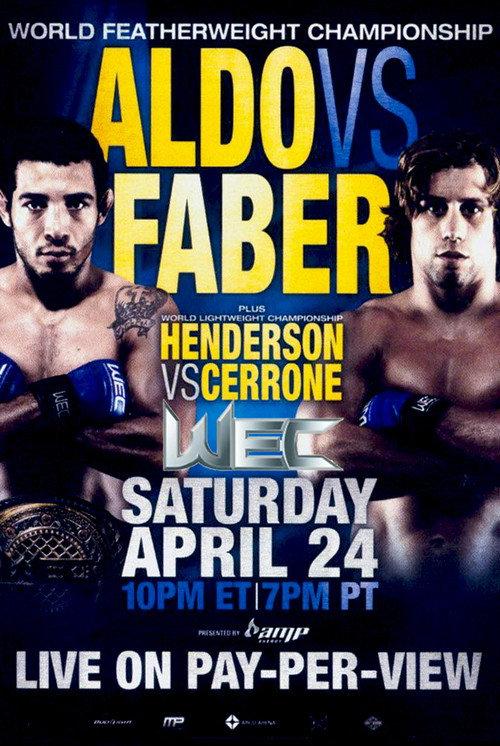WEC 48: Aldo vs. Faber backdrop