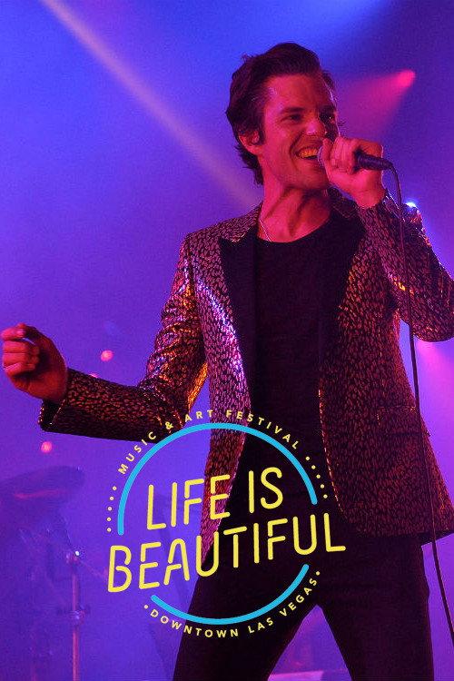 Brandon Flowers - Life is Beautiful Festival 2015 backdrop