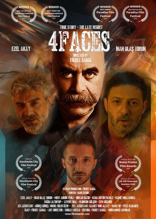 4 FACES backdrop