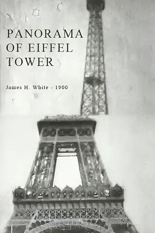 Panorama of Eiffel Tower backdrop