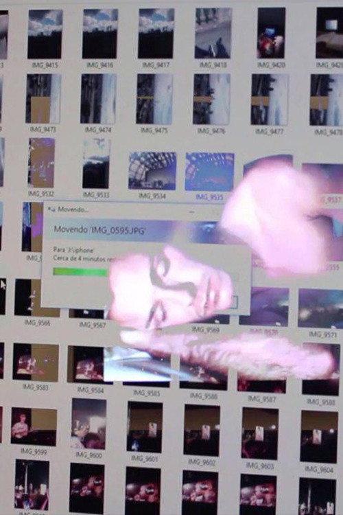Videotape backdrop