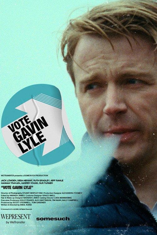 Vote Gavin Lyle backdrop