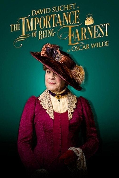 The Importance of Being Earnest on Stage backdrop